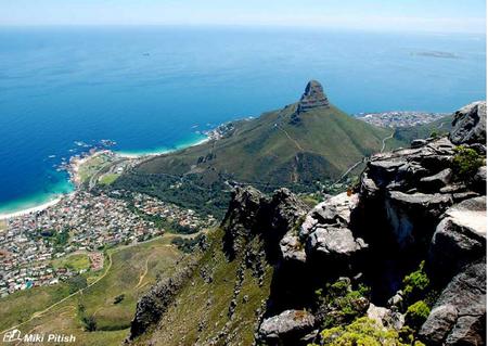 South Africa - beach, ocean, mountain, africa