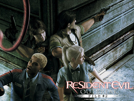 resident evil outbreak - cool, resident evil outbreak, zombie, horror, action, guns, cute