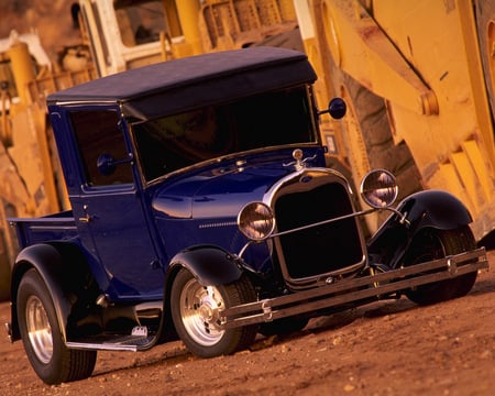 hot rod - awesome, blue, hot, cool, rod