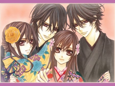 The Kuran Family - kaname, juri, yuki, vampire knight, haruka