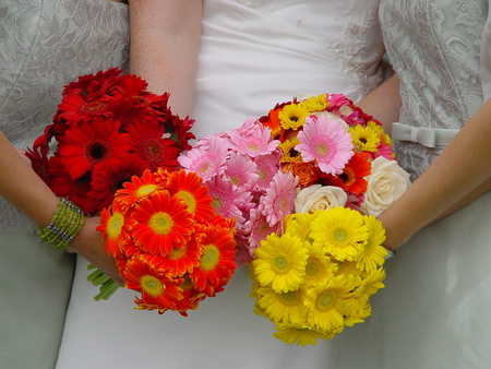 bridal bouquets - flowers, bride, holiday, wedding, flower bouquet