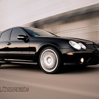 Black 2005 Mercedes-Benz C55 AMG