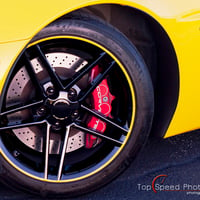 Yellow 2009 Chevrolet Corvette C6 Z06