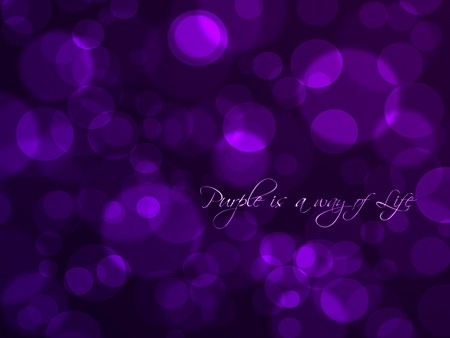 PURPLE - words, purple, abstract, circles