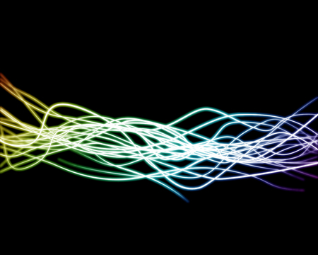 glowing strokes - multicolor, yellow, energy, photoshop, glow, black, lines, white, purple, strokes, red