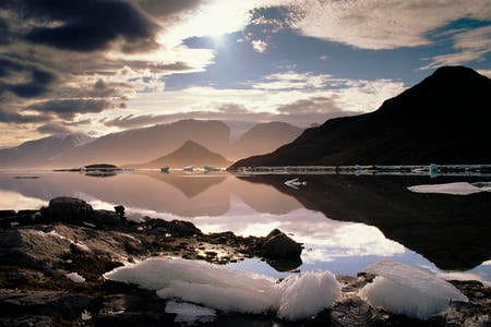 Mountain - winter, nature, lake, mountain