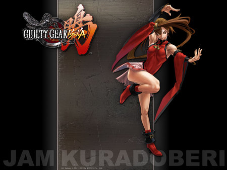 Jam Kuradoberi - jam kuradoberi, anime, game, guilty gear isuka