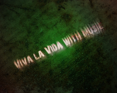 Viva La Vida With Music - metal, vida, music, bass, techno, rnb, musik, green, house, rock, viva, viva la vida, la, volume, loud, 3ds, minimal, mnml, indie