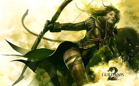 Fantasy Archer - game, fantasy, guild wars, girl, hd, fighting, adventure, video game