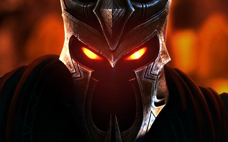 Overlord - eyes, evil, dark, knight