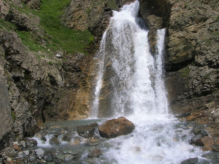 Cascata - alps, montagna, alpi, mountain