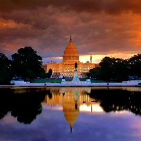 United States Capital Sunset