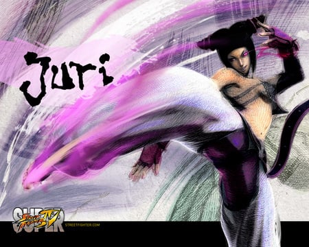 super street fighter IV, Juri - ps3, 360, super street fighter iv, video game