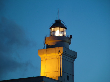 Capo Testa /Sardinai, Italy) lighthouse - sardinia, lighthouse, sunset, capo testa