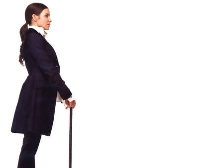 Evangeline Lilly - lilly, hymm to her, suit, evangeline, evangeline lilly, cane