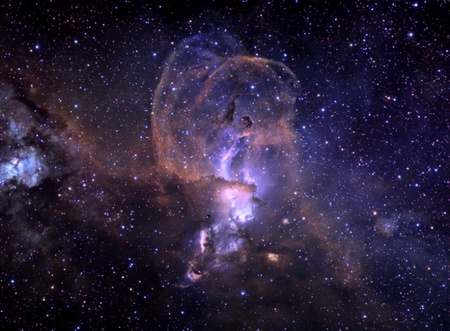 NGC 3576 - space, sagittarius, universe, stars, nebulae