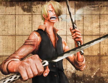 Sanji - sanji, one piece, love love cook, pirate, straw hats pirate, straw hats