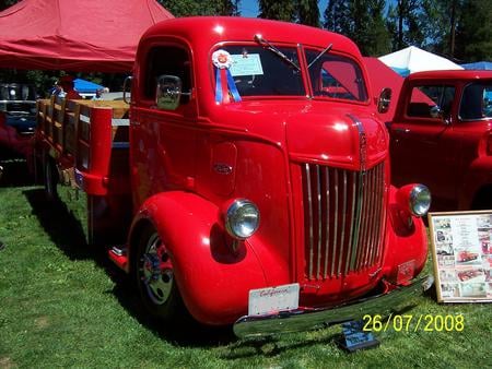 ford COE red - ford, coe, red, truck