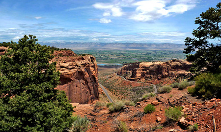 National Monument, Colorado - canyons, desert, cliffs, mountains, colorado, valley