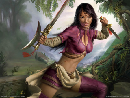 Samurai Girl - jade empire, game, girl, hd, fighting, action, adventure, samurai