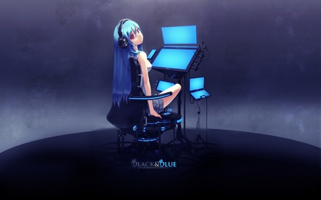 Hatsune Miku - girls, hatsune, anime, miku