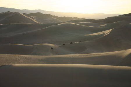 Riding the Ridge - quads, desert, sunset, dunebuggy