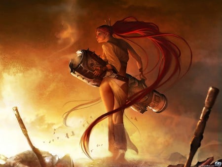 Heavenly Sword - videogame, war, heavenly sword, cool, adventure