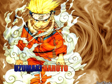 naruto - white, uzumaki, naruto, clouds