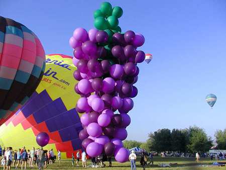 Grape Cluster Balloon - aircraft, balloon, hot air balloon, grape cluster balloon