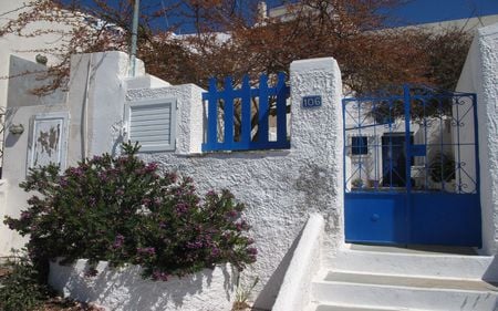 SANTORINI---Fira - village, santorini, door, island, fira