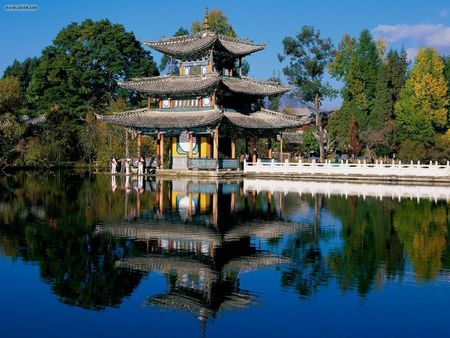 Black Dragon Pool Park - Beijing China - quiet, water, peaceful, park