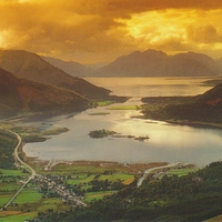 Glencoe Village and Loch Leven