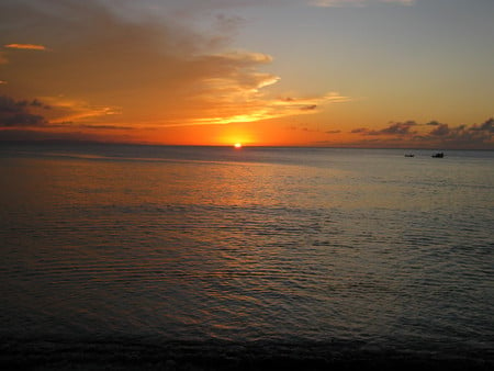 End of a hot day - powershot g11, sunset, dominican republic, beach