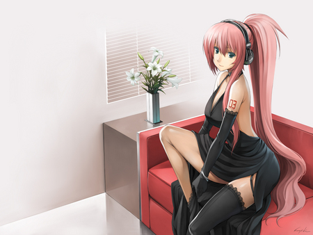 Luka - vocaloid, anime, megurine luka, pink hair, luka megurine