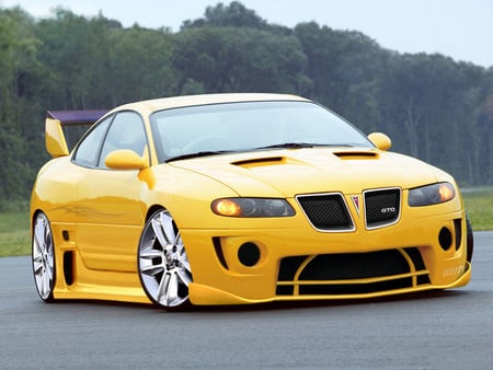 Ermac - Pontiac GTO - sport, ermac, yellow, gto, cars, pontiac