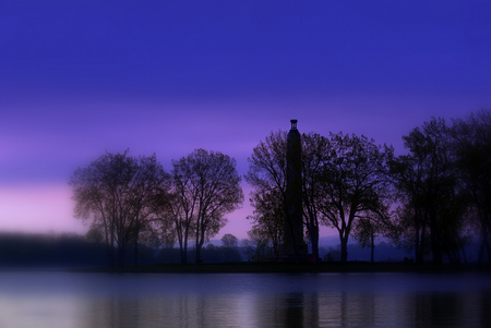 Dreamy - sky, purple, morning, sunrise