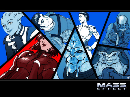 Mass Effect crew - mass effect, bioware, shepard, ashley williams