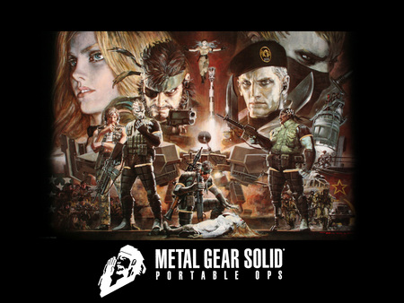 Metal gear solid portable opsx1600 - portable ops, metal gear solid, video games, mgs