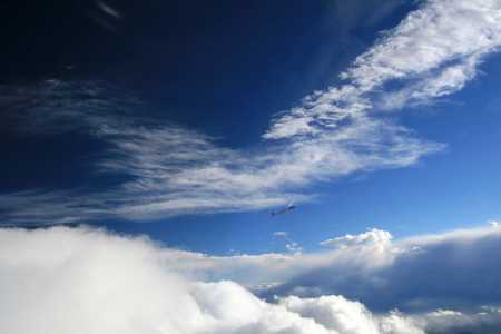 Climb For Heaven - clouds, heaven, nature, blue, sky