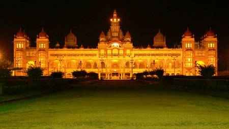 Mysore Palace at Night!