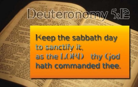 Remember the Sabbath