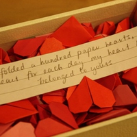 Paper hearts