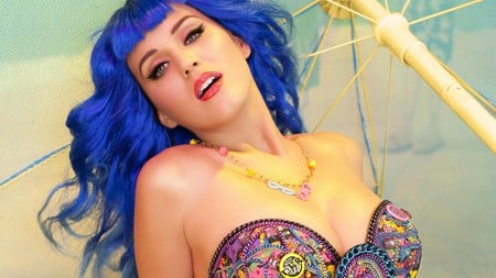 California Girls - perry, katy perry, models, people, hair, music, singer, songwriter, entertainment, katy, star, california girls, entertainer, blue, celebrity, pop