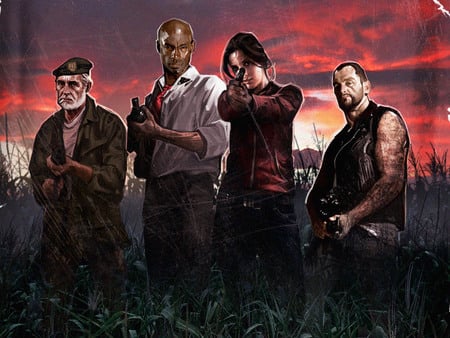 Left 4 Dead - shooting, action, game, left 4 dead, adventure, team, hd