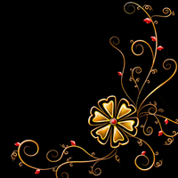 Gold flower