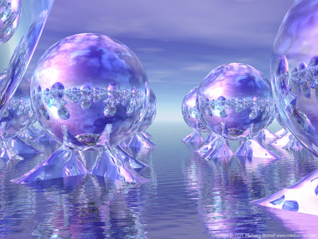 New Life - creation, spheres, water, life form