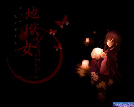 Jigoku Shoujo - hell, pretty, jigoku shoujou, ai enma