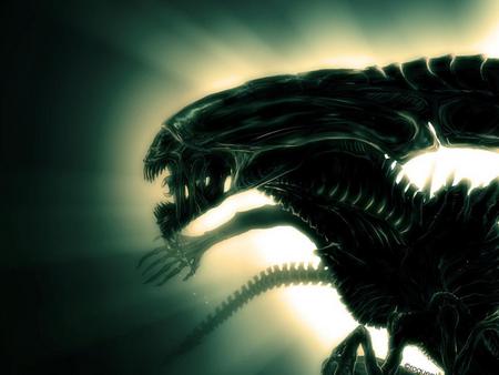 Alien - alien, abstract, movie, cg