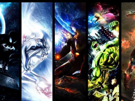 Marvel - art, abstract, cg, marvel