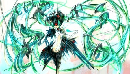 Miku Append - hatsune miku, vocaloid, anime, miku, miku append